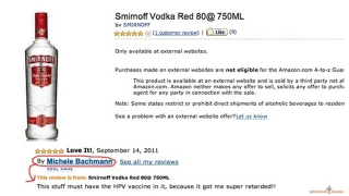 Illustration for article titled If Michele Bachmann Reviewed Her Online Amazon Purchases